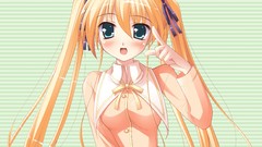 Happiness Anime blondes twintails