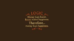 Happiness bacon logic