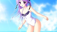 Happiness bare shoulders