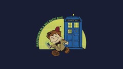 Happiness boxes Doctor Who peanuts tardis big blue