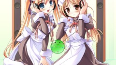 Happiness headphones Anime maids hirasawa yui satonaka chie