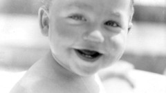 Happy baby monochrome happiness