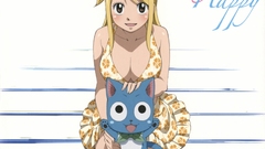 Happy cleavage fairy tail