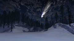 Harbinger snow forest artwork