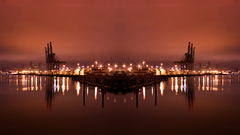 Harbor Seattle screen cityscapes dual