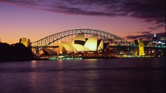 Harbour bridge cityscapes Sydney
