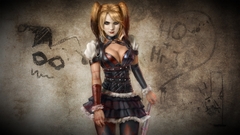 harley quinn artwork boobs dc comics fantasy girl miniskirt