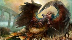 Harpy artwork Dragons Crown