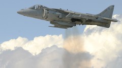 Harrier planes vehicles hover