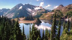 Hart lake olympic mountains