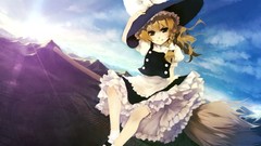 Hats anime girls blondes