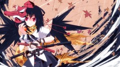 Hats anime girls Swords