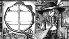 Hats anime girls touhou komeiji koishi creepy video games