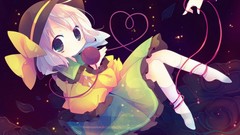 Hats anime girls touhou komeiji koishi video games