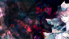 Hats anime girls touhou saigyouji yuyuko video games