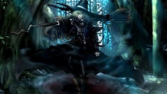 Hats blondes long hair witches yellow eyes black dress touhou 