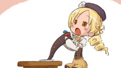 Hats blush mahou shoujo madoka magica tomoe mami charlotte 