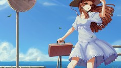 Hats brunettes original characters