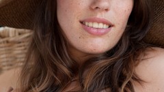 Hats faces smiling freckles models huge boobs Pavla A.