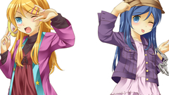 Hats Friends blondes blue hair anime girls kousaka kirino ore 