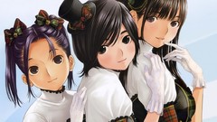 Hats gloves anegasaki nene black hair love plus kobayakawa 