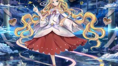 Hats Pokemon blondes long hair anime girls blue eyes