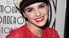 Hats red dress Actress emma watson