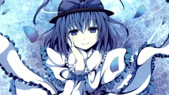 Hats short hair touhou nagae iku purple hair