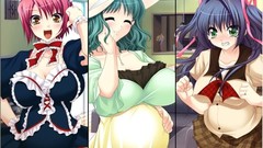 Hats skirts blue hair school uniforms redheads boobs pregnant