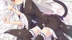 Hats white hair blush rozen maiden lolita fashion cat ears 