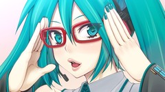 Hatsune miku glasses meganekko
