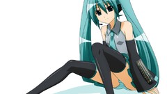 Hatsune miku Simple Background