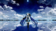 Hatsune miku tie twintails