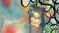 Hatsune miku twintails anime