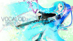 Hatsune miku twintails vocaloid