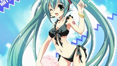 Hatsune miku twintails vocaloid