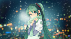 Hatsune miku twintails vocaloid