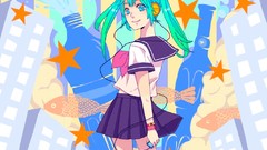 Hatsune miku vocaloid