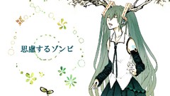 Hatsune miku vocaloid aqua hair