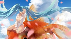 Hatsune miku vocaloid artwork