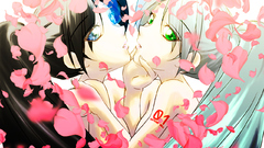 Hatsune miku vocaloid black rock shooter crossovers