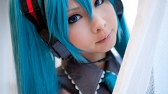 Hatsune miku vocaloid cosplay Midori Kanda