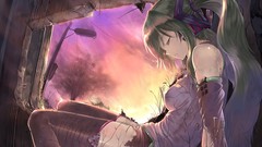 Hatsune miku vocaloid detached sleeves