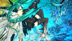 Hatsune miku vocaloid detached sleeves