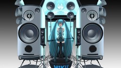 Hatsune miku vocaloid detached sleeves