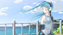Hatsune miku vocaloid detached sleeves