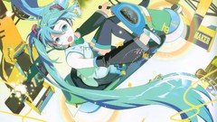 Hatsune miku vocaloid detached sleeves