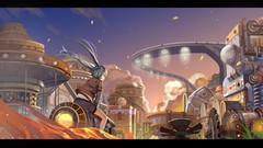 Hatsune miku vocaloid flower petals twintails