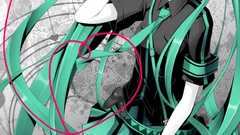 Hatsune miku vocaloid illustrations love is war