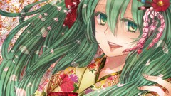 Hatsune miku vocaloid Japanese clothes